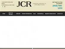 Tablet Screenshot of mypainreliefcenter.com